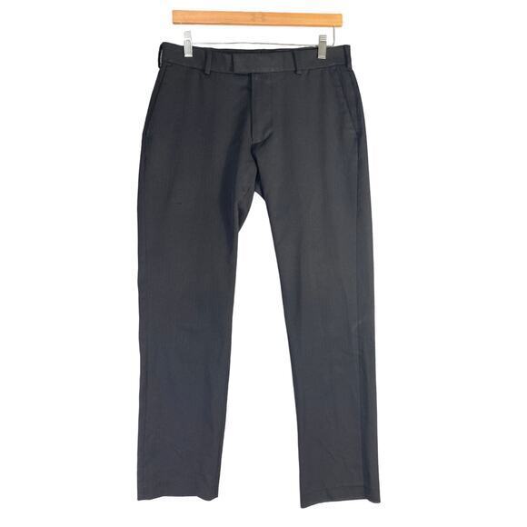 Van Heusen‎ Men's Slim Fit Black Dress Pants Size 30 - Picture 1 of 9